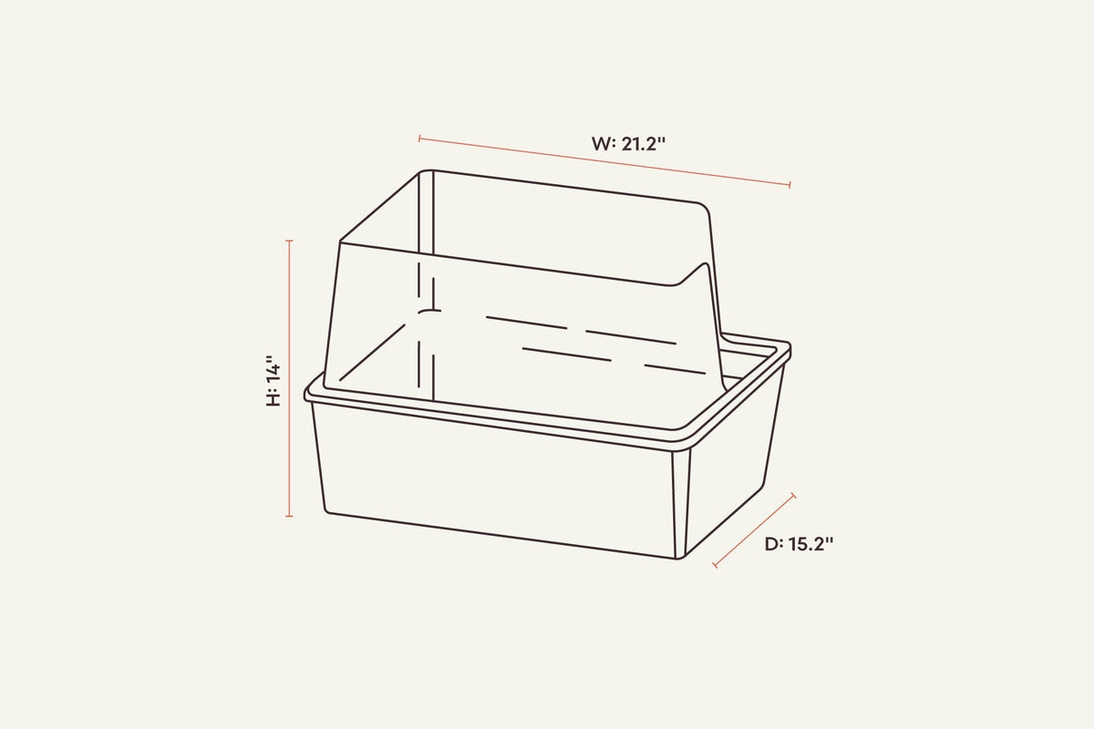 tuft + paw Cubby Litter Box