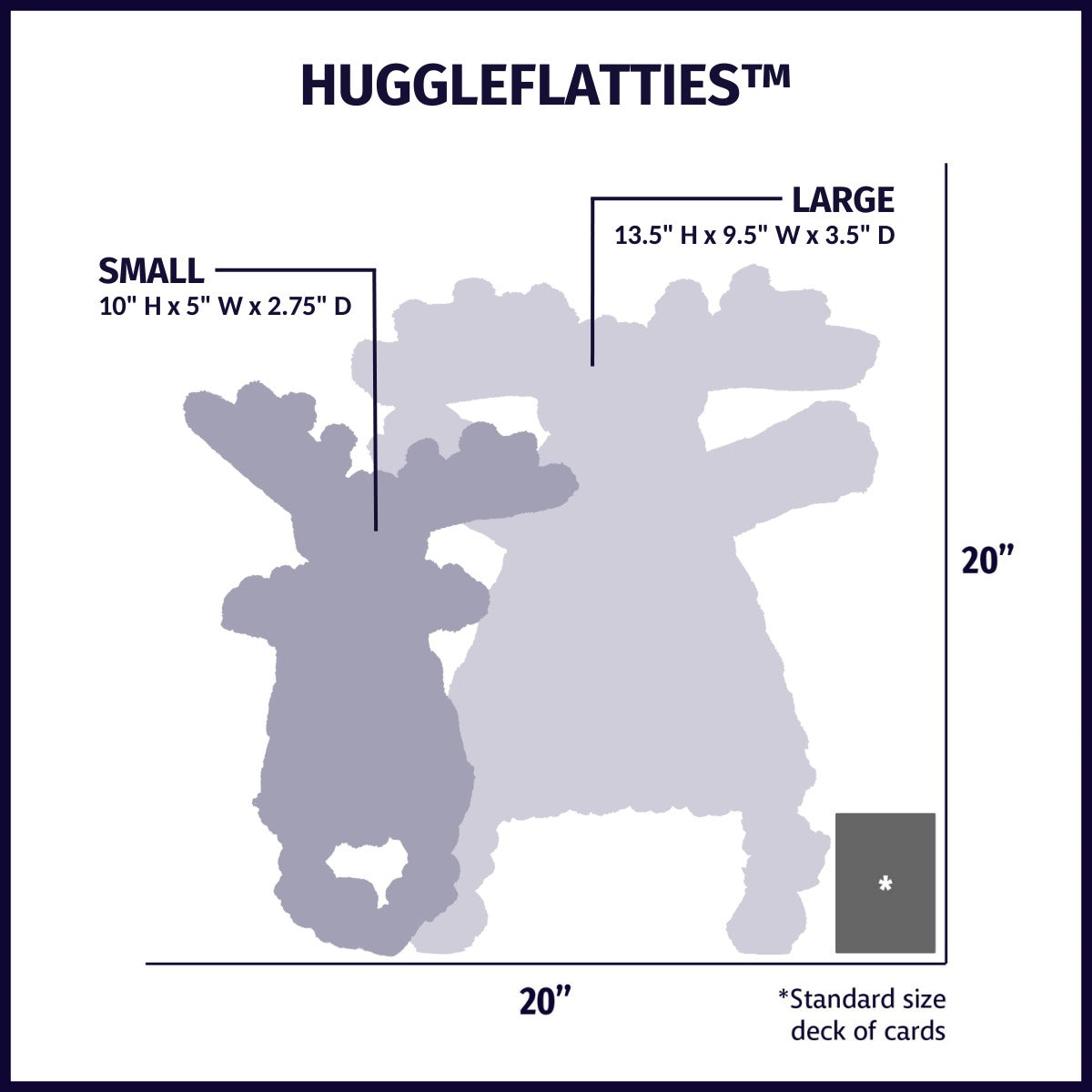 Reggie Raccoon HuggleFlattiesTM Durable Plush Dog Toy