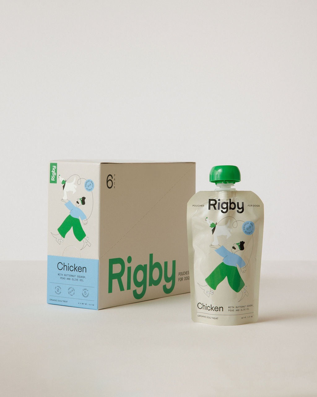 Rigby Organic Salmon Pouch - 6 Pack