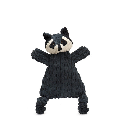 Reggie Raccoon HuggleFlattiesTM Durable Plush Dog Toy