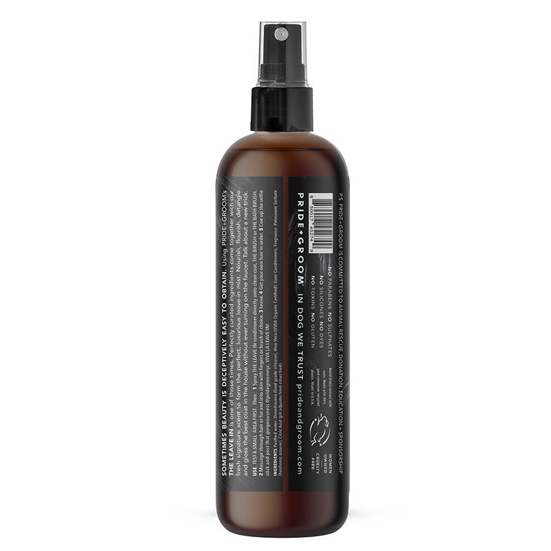 Pride + Groom THE LEAVE IN Dog Detangling Leave in Spray