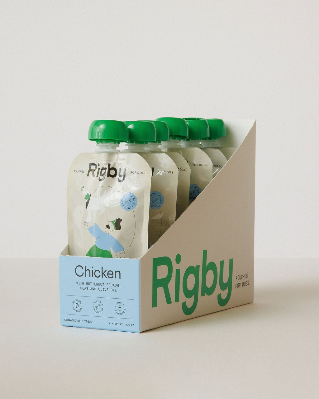 Rigby Organic Chicken Pouch - 6 Pack
