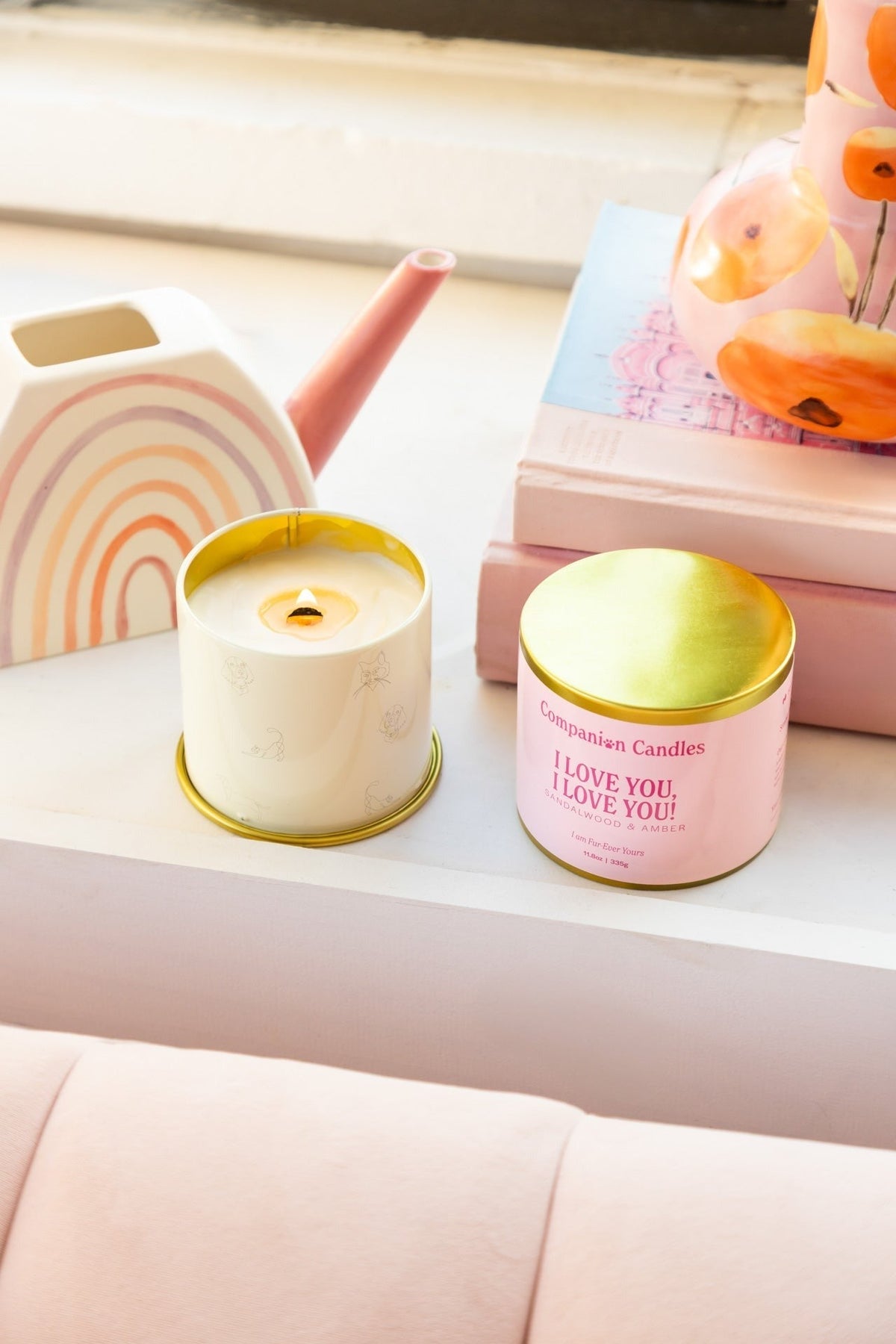 Companion Candles I Love You, I Love You!