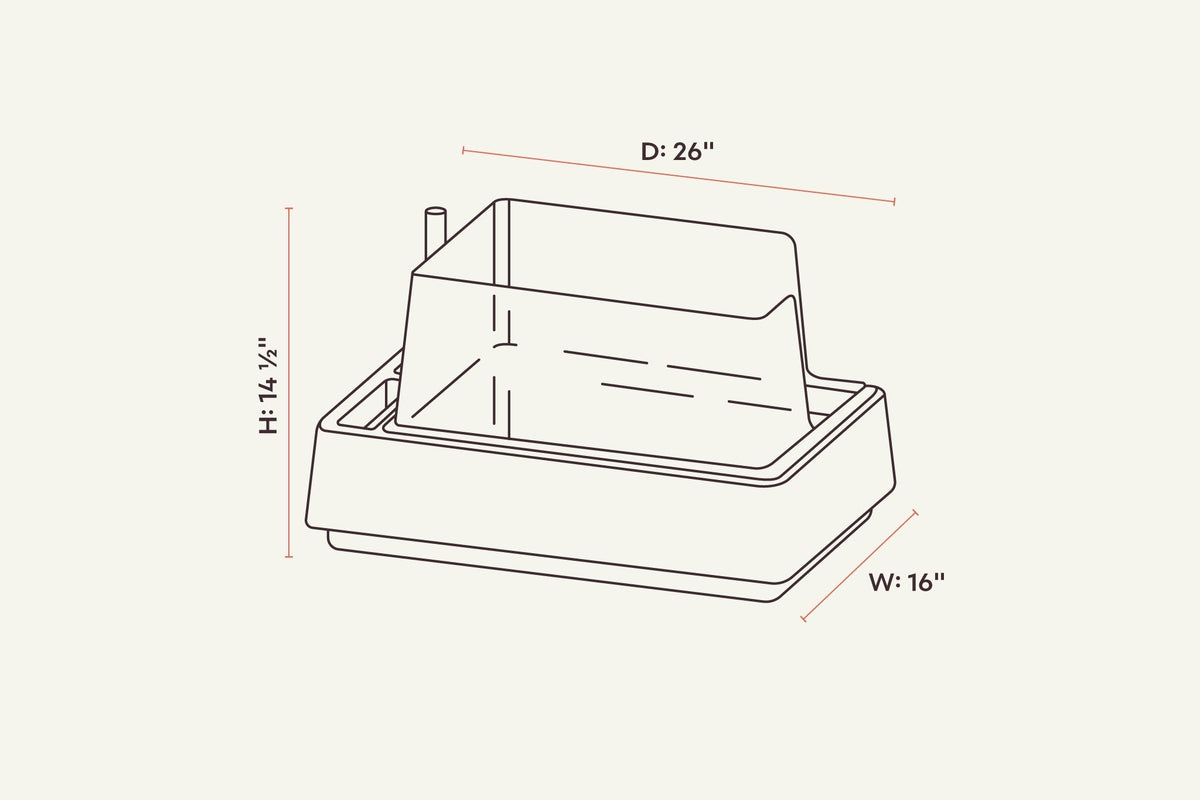 tuft + paw Cove Litter Box