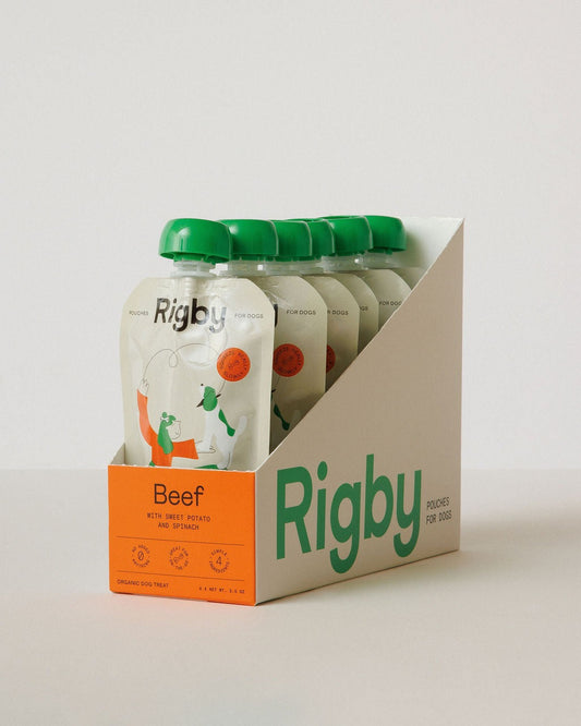 Rigby Organic Beef Pouch - 6 Pack