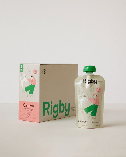 Rigby Organic Salmon Pouch - 6 Pack