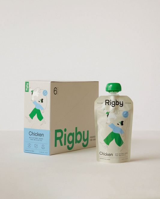 Rigby Organic Chicken Pouch - 6 Pack